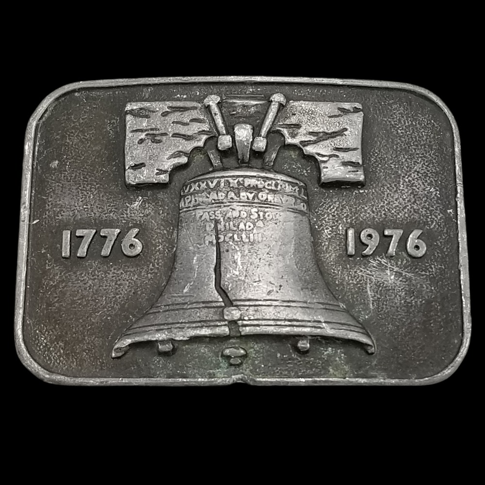 1976 Vintage‎ Liberty Bell 1776 1976 Bicentennial Belt Buckle Made In The USA